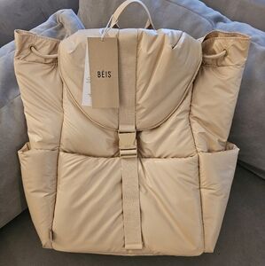 Beis Cargo Backpack in Beige